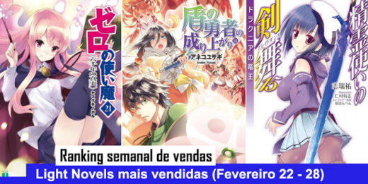 Ranking semanal de vendas de Light Novels (Dezembro 22 - 28) - IntoxiAnime