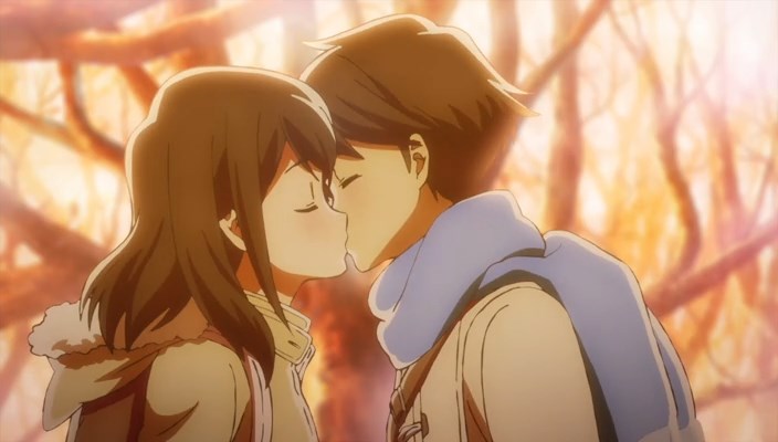 Beijos entre casais em animes
