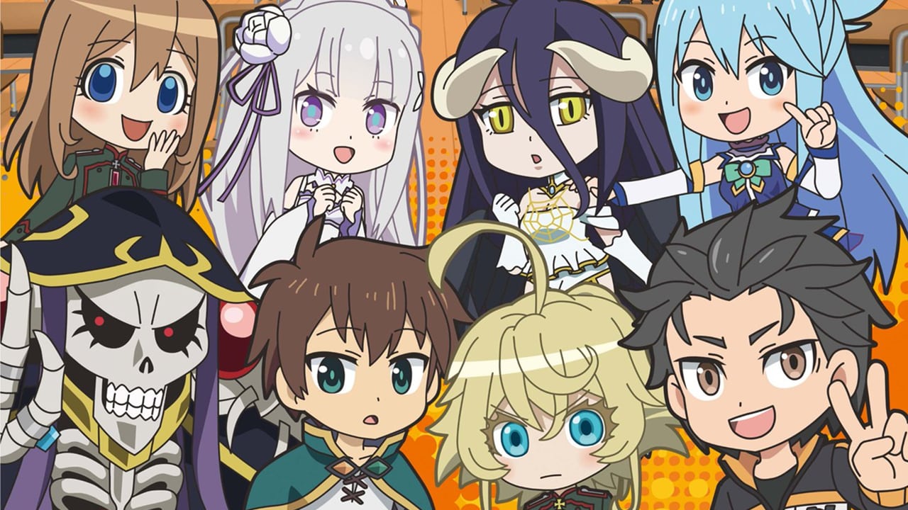 Protagonistas de Shinchou Yuusha dão as caras em Isekai Quartet