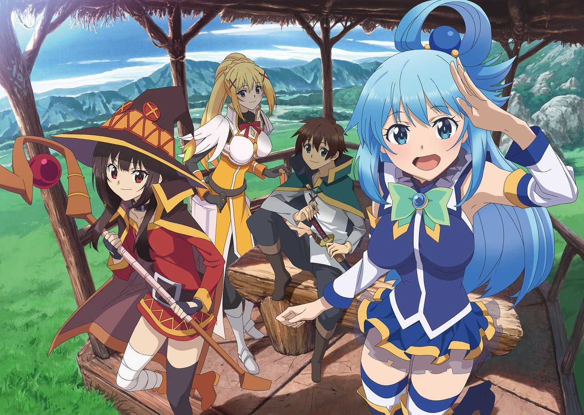 Konosuba anuncia filme anime – PróximoNível