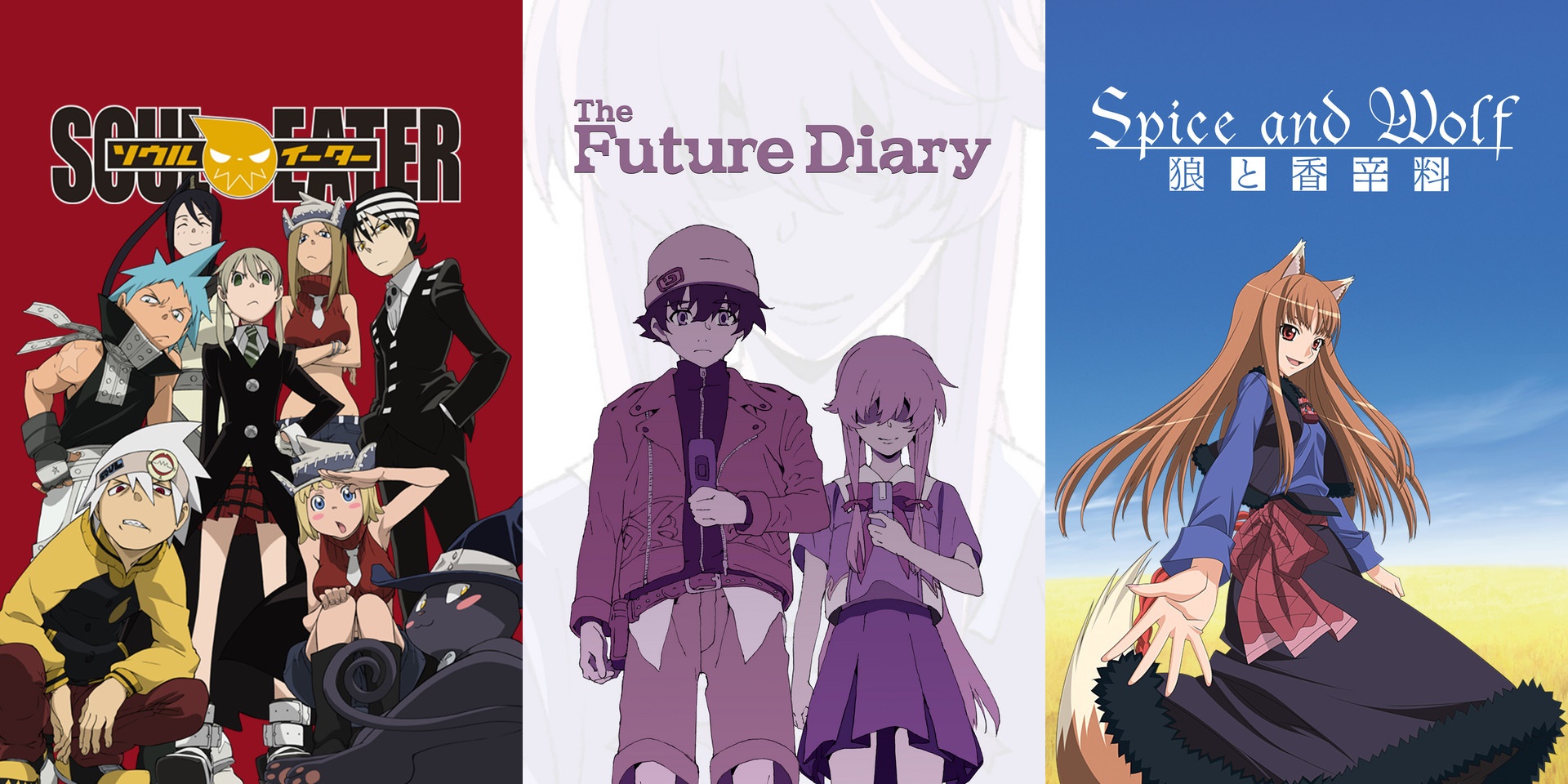 Mirai Nikki, Soul Eater e outros 3 animes ganham dublagem pela Funimation -  IntoxiAnime