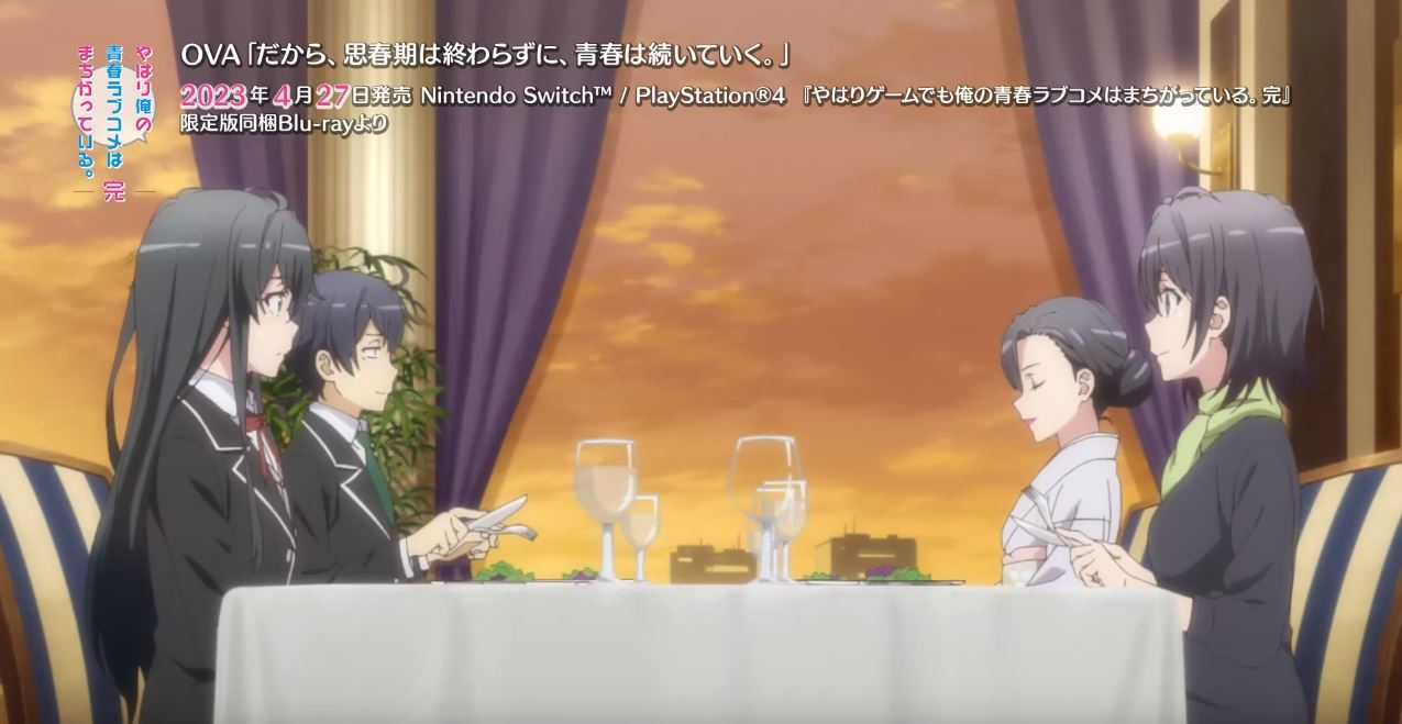3º Temporada de OreGairu ganha novo vídeo promocional - AnimeNew